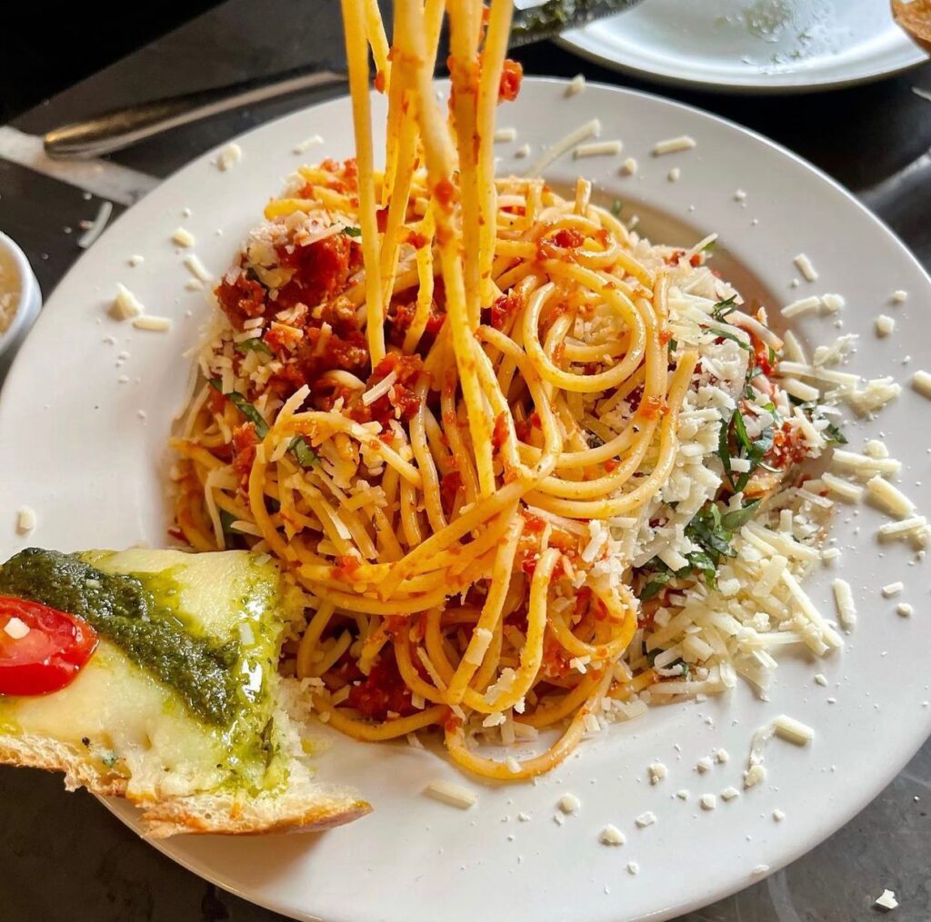 pasta from Cleos Italiano- Best Italian restaurants